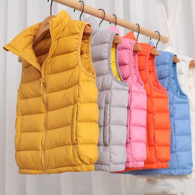 Kinder Daunenwesten Herbst Winter Baby Mädchen Dünne Warme Westen Jungen Kinder