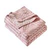 Class A Mother And Baby Cotton Yarn Dyed Gauze Throw Blanket Simple No Print Towel Quilt Winter Warm Cover Blanket For Household Sofa Bed