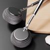 Strong Decontamination Cleaning Brush Long Handle Pot Brush Kitchen Pan Pot Dishes Cleaning Brush Steel Wire Metal Wool Scourer