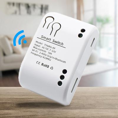 One Way Self Locking Relay Controller Module with APP Remote Control for Smart Home Alexa Google Home