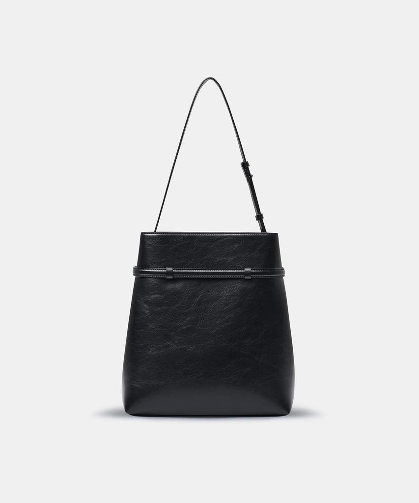 Musinsa Standard Woman Belted Bucket Bag [Black]