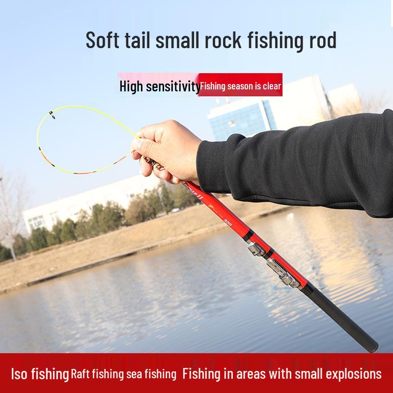 Six-Color Fishing Rod Combo: Super Hard, Long Cast Sea Rod with Metal Reel for Big Fish.
