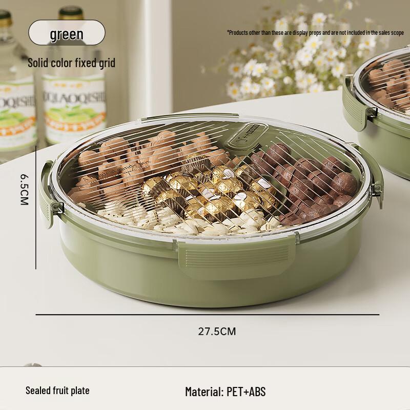 Multi-layer Segmented Snack & Fruit Platter