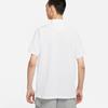 Nike Embroidered Logo Solid Color Half Button Polo Shirt Men Tops White DB3264-100