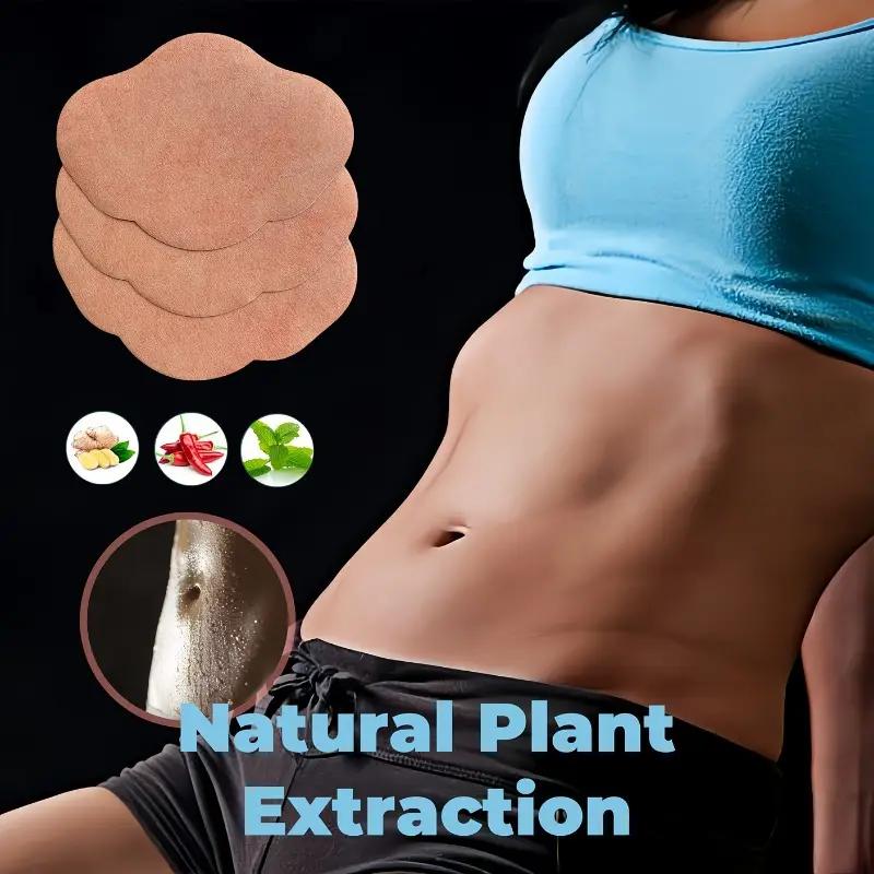 30PCS Abdominal Patches of Natural Thick Red for Abdomen Hips Waist Thighs Non-irritating and Comfortable for Long Time