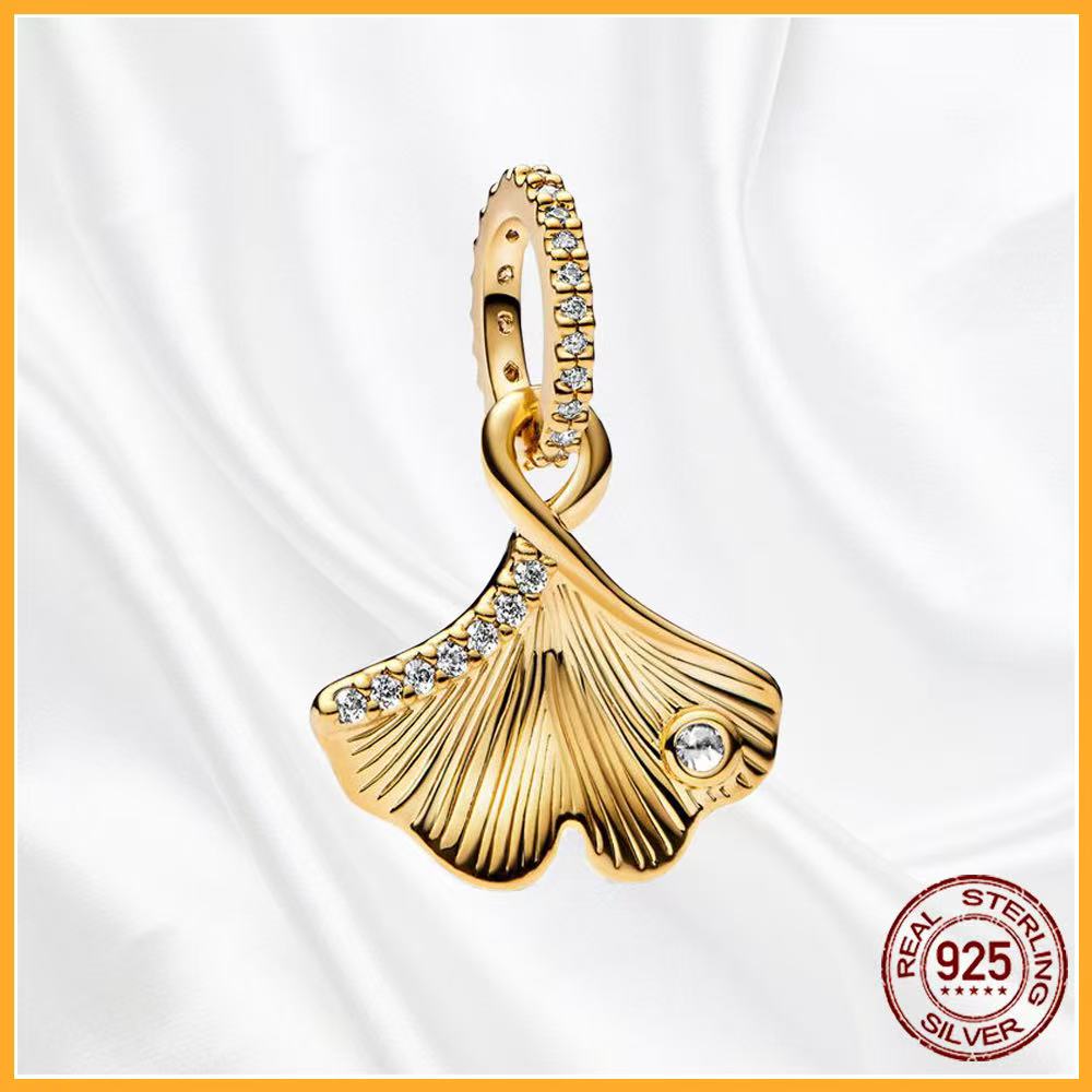 Authentic Copper Heart Art Charm Fit Original Bracelets Necklaces Beads Diy Jewelry Gifts Women