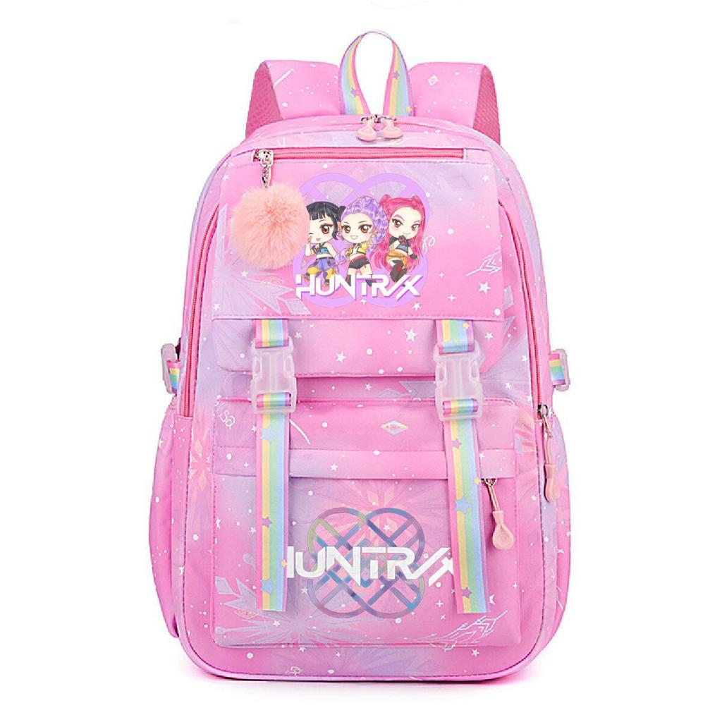 Animation Cartoon Peripheral Printing Korean Version Trend Burden Reduction Backpack Large Capacity Student Leisure Bag
