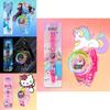 Kinder Cartoon LED Uhr mit Iron Man Batman Frozen Hello Kitty Design für Schulkinder