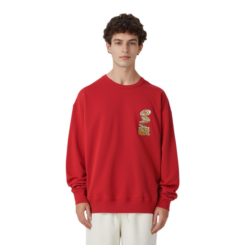 Converse CNY Sweatshirt Men's Red 10025505-A02