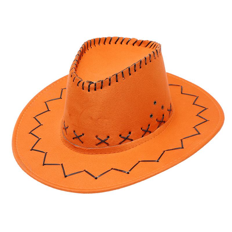 Western cowboy hat men's summer outdoor visor grassland Mongolian hat knight hat travel hat stage prop hat women
