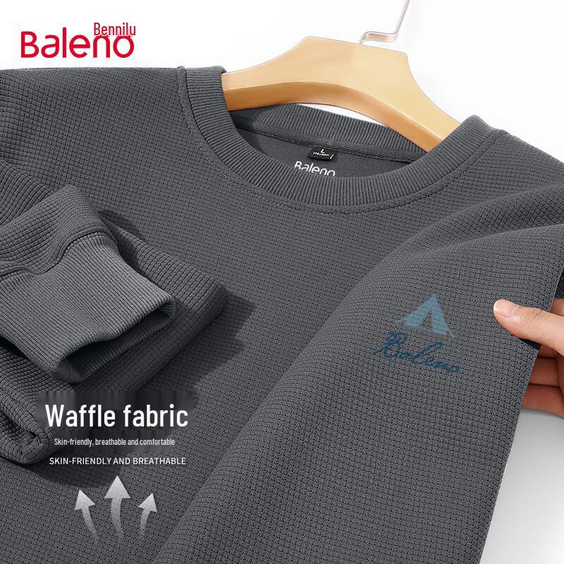 

Baleno Men s Waffle Knit Sunrise Mountain Crewneck Sweatshirt 5XL