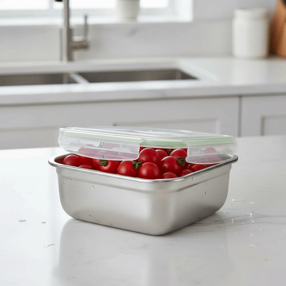 Sealed Lid Camping Lunch Box Leak-proof Kitchen Storage Box Food Storage Container  Refrigerator