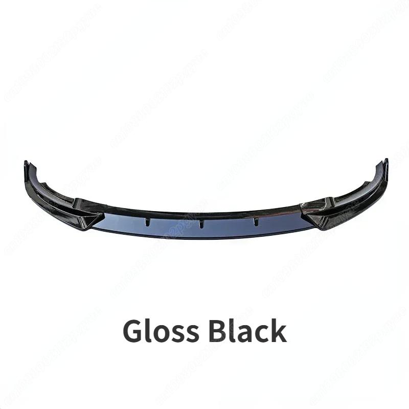 For Tesla Model Y 2019 2020 2021 2022 2023 2024 Automobile Front Bumper Splash Lip Splitter Lip Sports Splitter Body Decor Kit