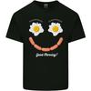 Happy Breakfast Face Funny Bacon Food Kids T-Shirt Childrens
