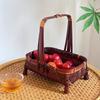 Handmade Bamboo Woven Storage Basket