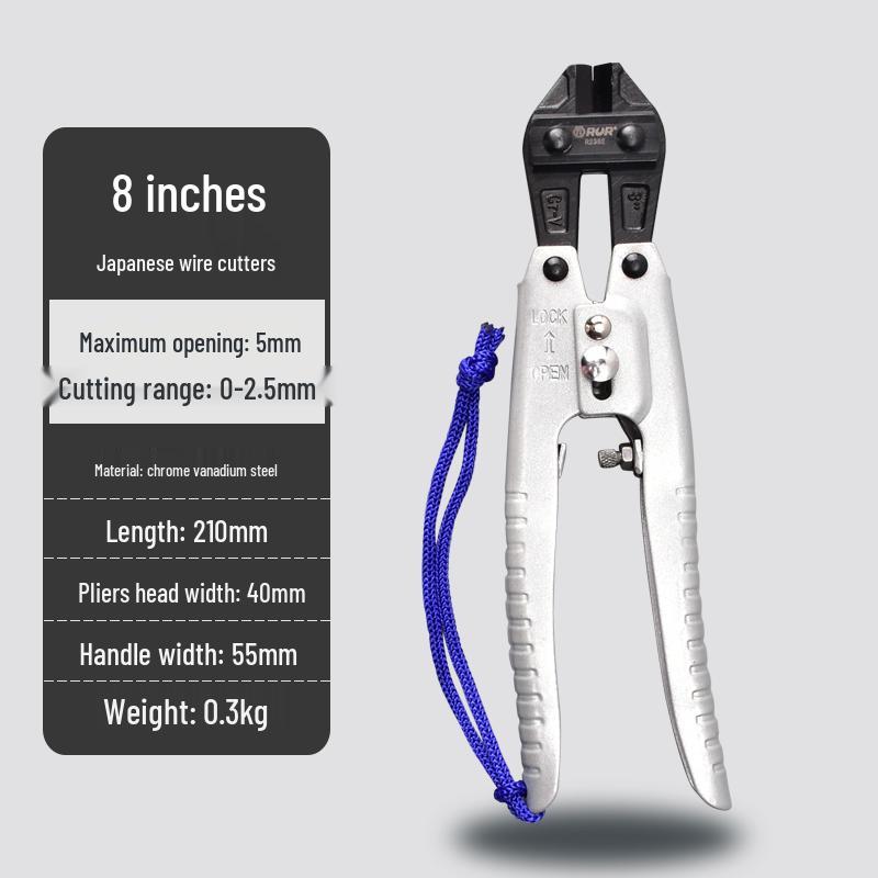 Ruier High-Leverage Multifunctional Wire and Rebar Cutting Pliers