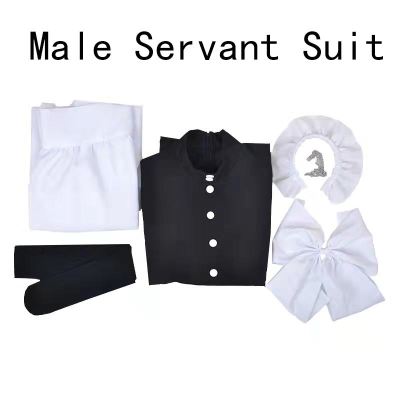 

Ysir Cos Аниме Слуга Горничная Босс Домработница Горничная Платье Лолита Косплей Платье L чёрный