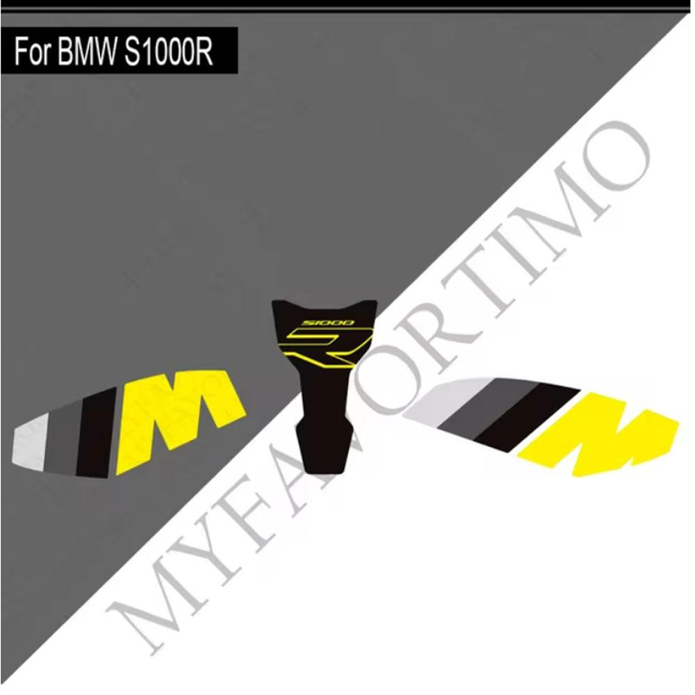 S1000R Motorcycle Body Fairing Protector Tank Knee Pad Stickers Decals For BMW S1000R S1000 R S1000 M M1000R 2021 2022 2023 2024