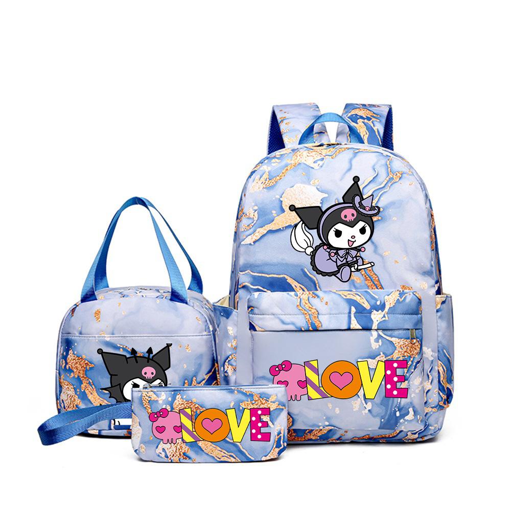Student Schoolbag Cartoon Cute Large Capacity Backpack Lightweight Waterproof Middle School Student Backpack