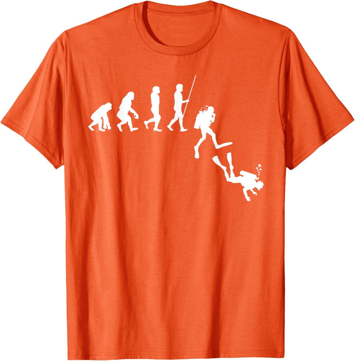 Diving Evolution Evolution Funny Scuba Dive Unisex T-shirt XXXXL
