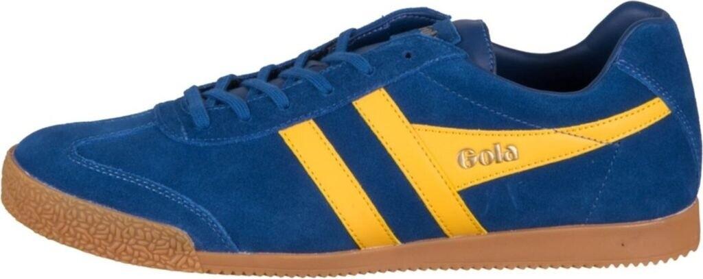 Кроссовки Gola Harrier Suede (CMA192) морской синий/солнце