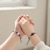 Moonstone Obsidian Rabbit Woven Bracelet Cute Cat Bracelet Fashion Couple Bracelet  Gift Giving