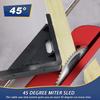 45 Degree Miter Sled 45 Degree Miter Cut Miter Groove Miter Woodworking Table Saw Auxiliary Tool Miter Table Saw Positioner