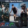 Sports Fitness Smart Bracelet Men Message Alert HRV Blood Oxygen Health Monitor IP68 Waterproof No Screen Smartwatch