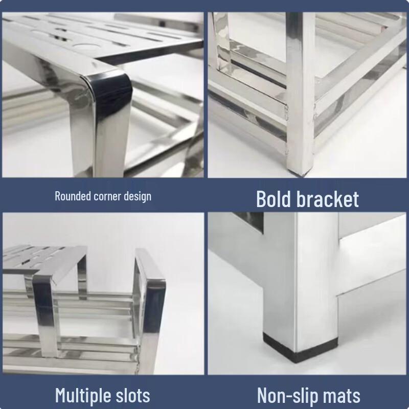 Anditai Thickened Stainless Steel Cutting Board Rack