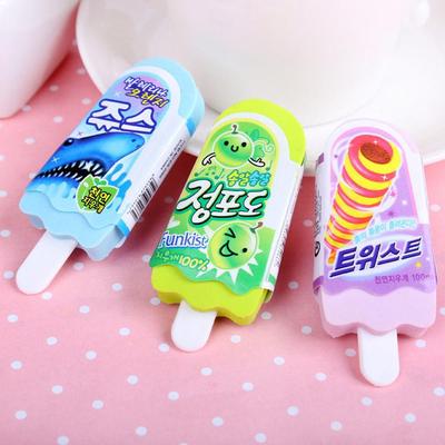 Niedlicher Kawaii Gummi-Briefpapier, Schulbedarf, kreatives Eis, Kindergeschenke, Radiergummi