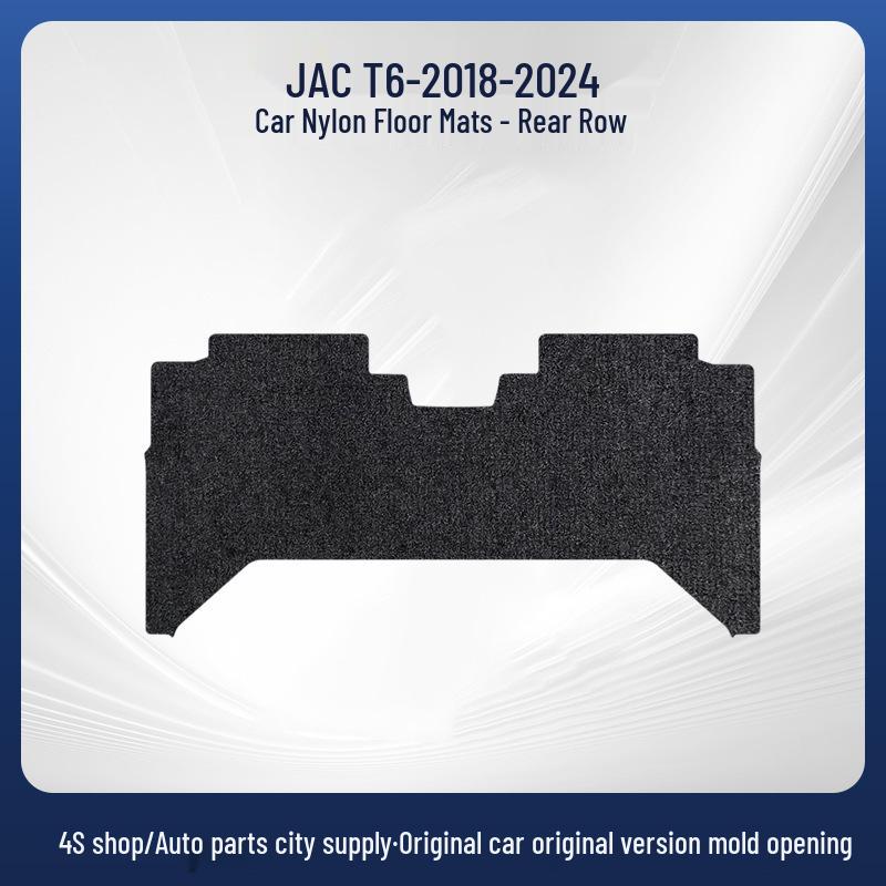 Black Wear-Resistant Velour Floor Mats for JAC T6 (2018-2024) - Custom Fit, In Stock