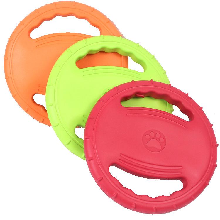 EVA Foam Bite-Resistant Flying Disc Dog Toy for Golden Retrievers & Teddies