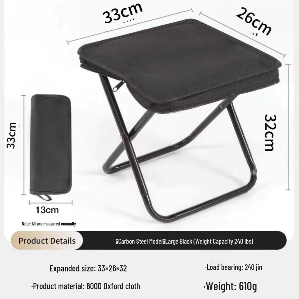 Portable Mini Folding Stool for Outdoor Camping, Picnic & Travel