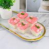 Food-grade Plastic Mousse Cups 10Pcs Disposable Cup Clear Pudding Dessert for Small Containers Parties Weddings And Catering Events Square Party Snack