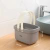 Nordic Storage Basket With Handle Cosmetic Storage Box Bathroom Bathing Basket Household Makeup Kitchen Large Storage Container