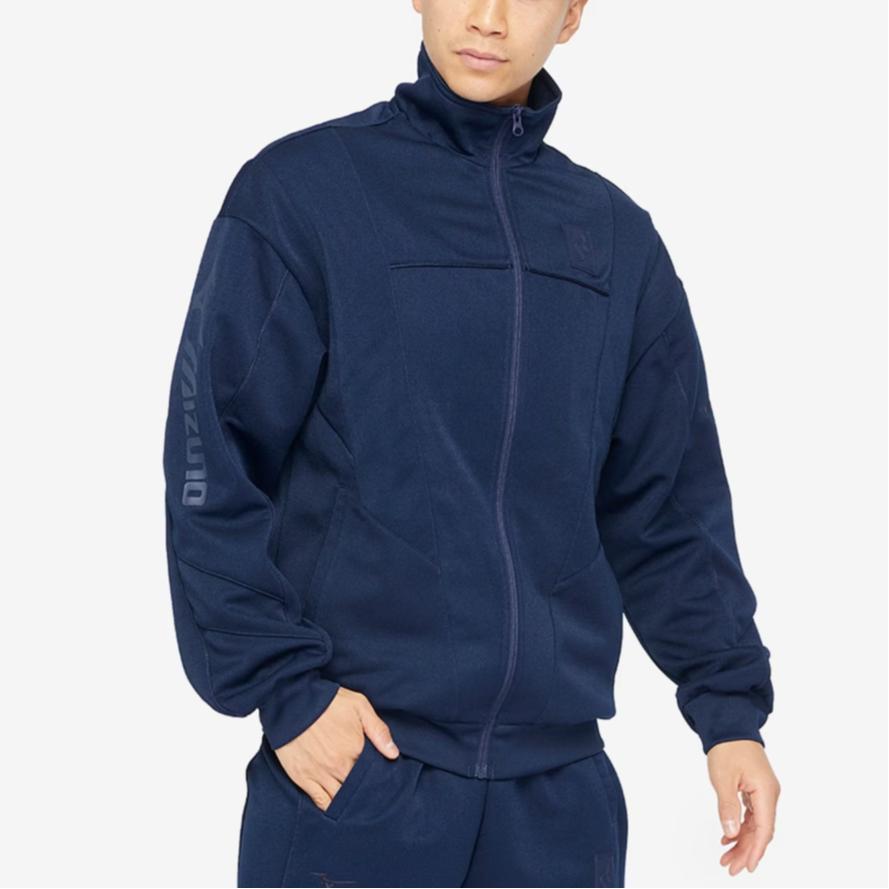 Mizuno Ramos Comfortable Casual Simple Versatile Jacket Men Jacket Blue P2MC2S6014