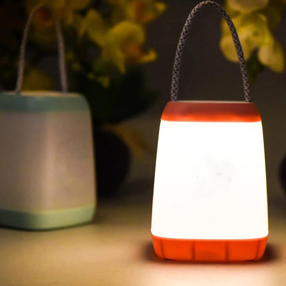 LED Portable Tent Light USB Rechargeable Emergency Light 3 Modes Remote Control for Christmas Trees Yard Decorations