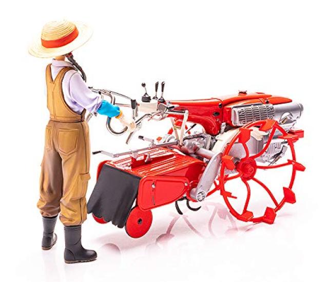 PLAMAX Minimum Factory Inaho with Honda Tiller F90 Paddy Wheel Scale Assembly Type Plastic Model MF-28 Ver. 1/20 ABS&PS
