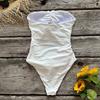 Sexy Off Shoulder Strapless One Piece Swimsuit For Women