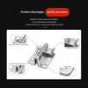 Stainless Steel Sliding Door Lock Bolts Anti-Theft Catch Lock Sliding Bolts Lock Padlock Clasp Gate Safety Lock Home Hardware