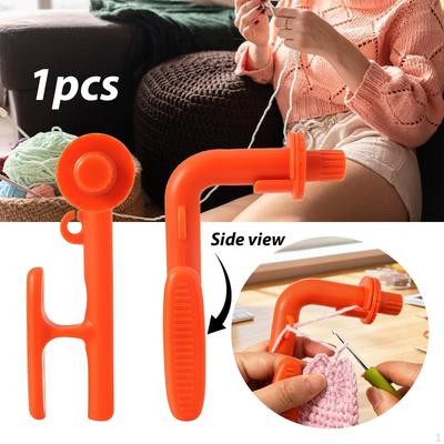 Crochet Holder,Yarn Guide Gift Learn How To and Make Gadget Yarn Tension Regulator 3 In 1