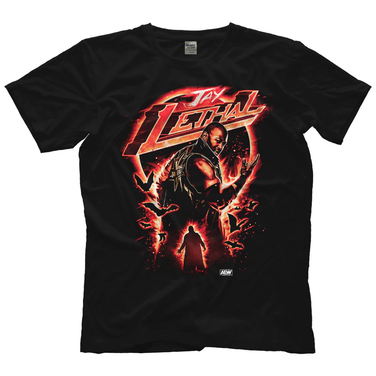 Jay Lethal - Lethal Halloween AEW Official T-Shirt S