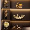 Sculptuur Licht luxe huisdecoratie Beeldjes bloeiend en welvarend kantoordecoratie ornamenten Hars Creatief Vormgegeven Decor
