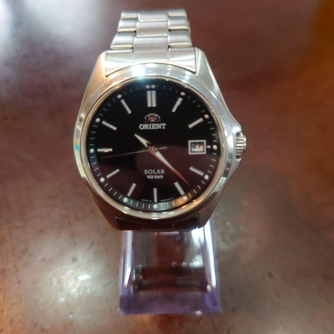 orient solar black fudo