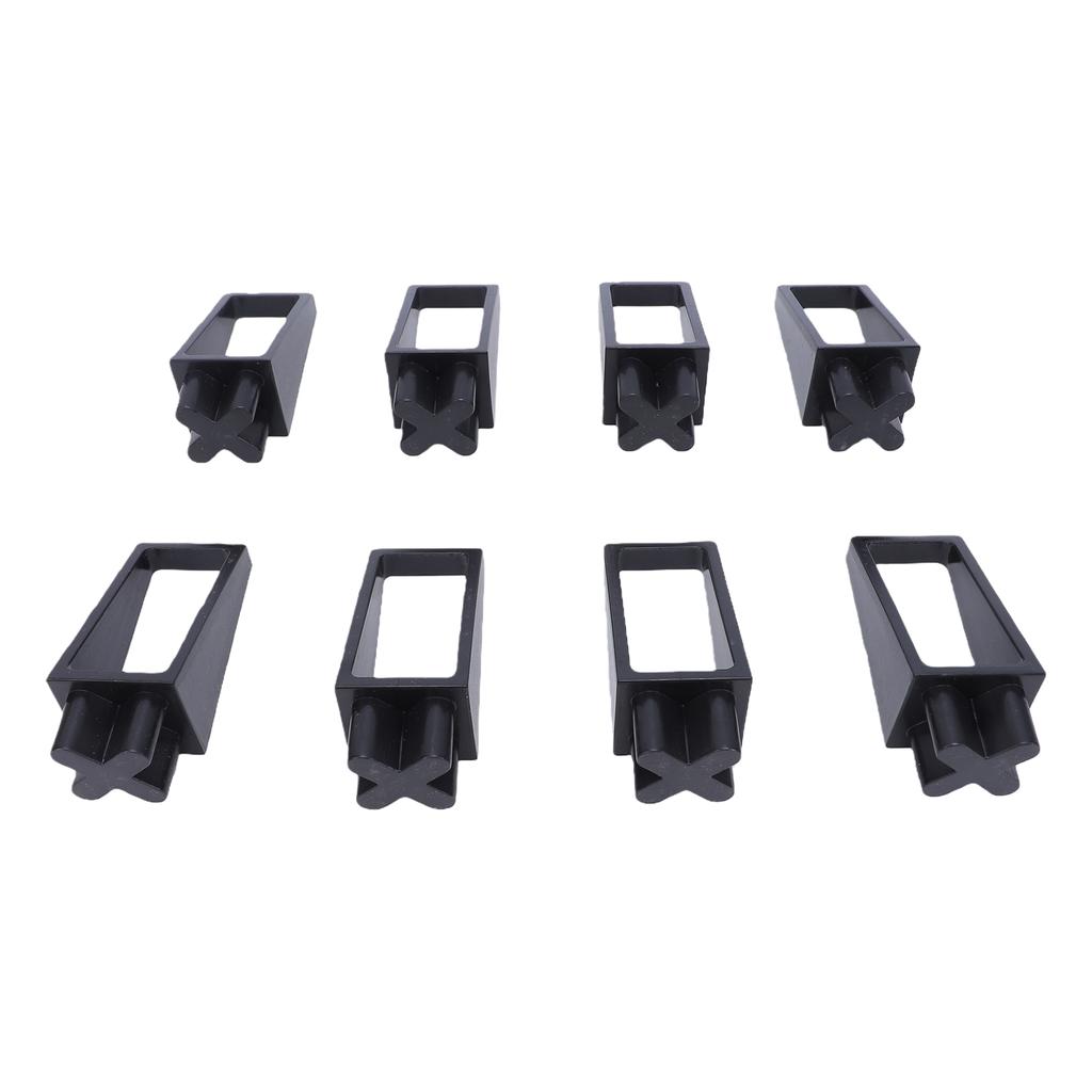 8PCS Truck Bed System Blocker Plastic Truck Bed Protector Corner Guard for Rail