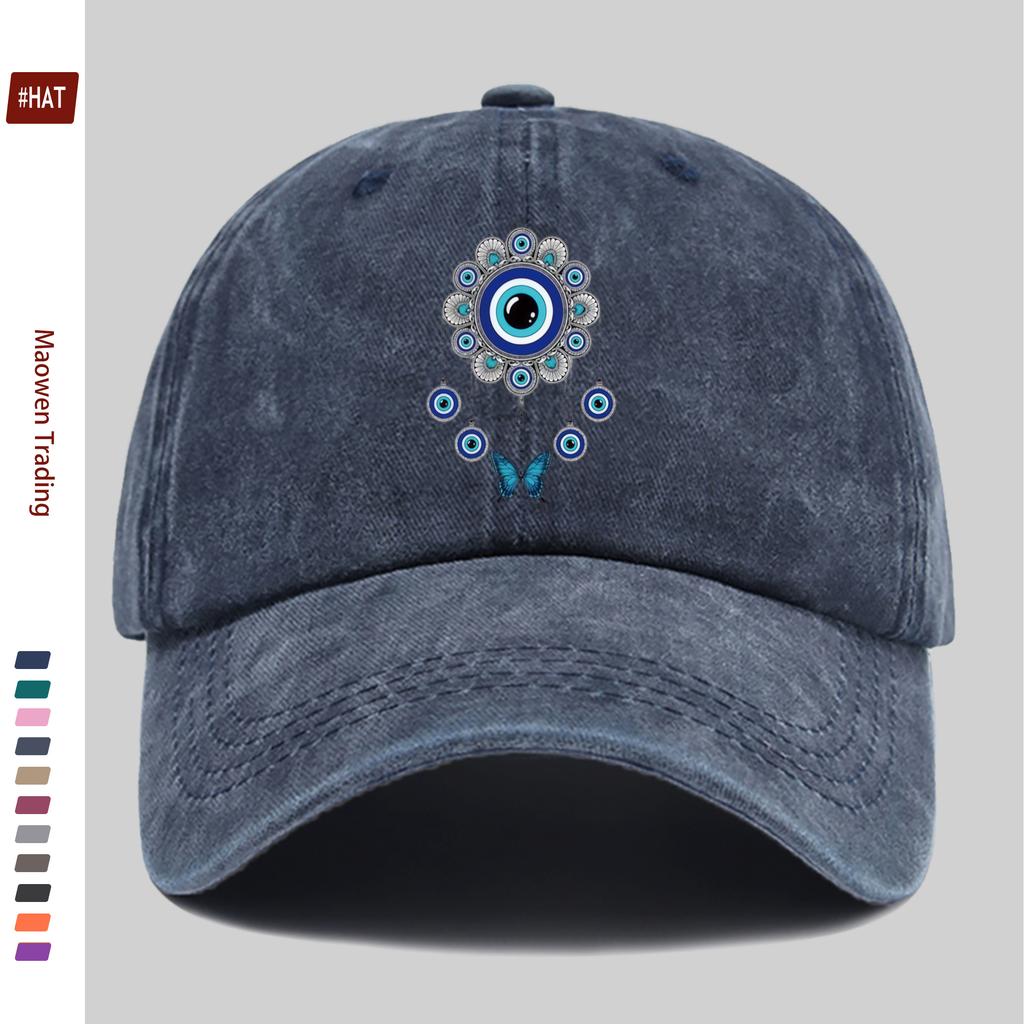 Pc Butterfly Pendant Pattern Print Baseball Cap Sun Hat with Blue Butterfly Print Comfortable Lightweight Trucker Decorative Ha