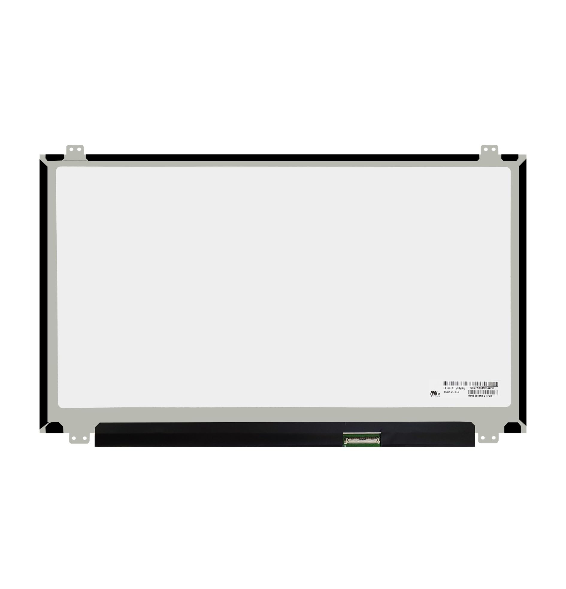 FULLCOM 15.6  Replacement LCD Panel for Repair. Compatible Screen Model: B156HTN02.1. 1920x1080 FHD 40PIN Non-Glare - Non-Touchscreen.