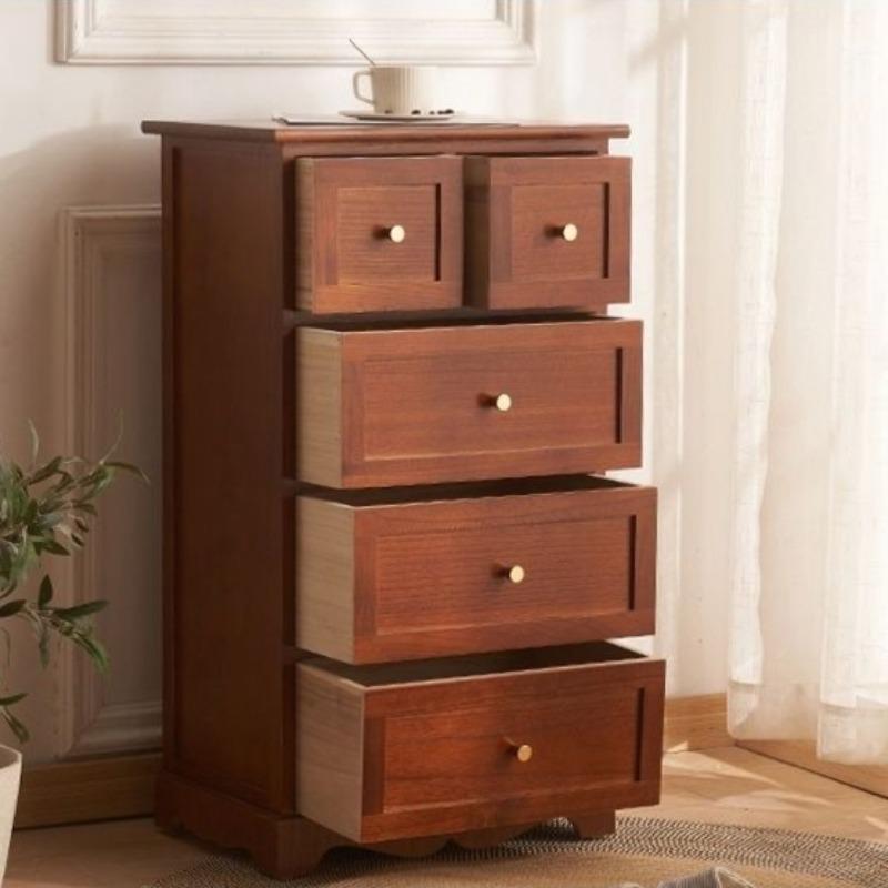 Wooden Storage Bedside Cabinet Luxury Nightstands Multifunction Living Room Cabinets Aesthetic Bedside Tables Bedroom Furniture