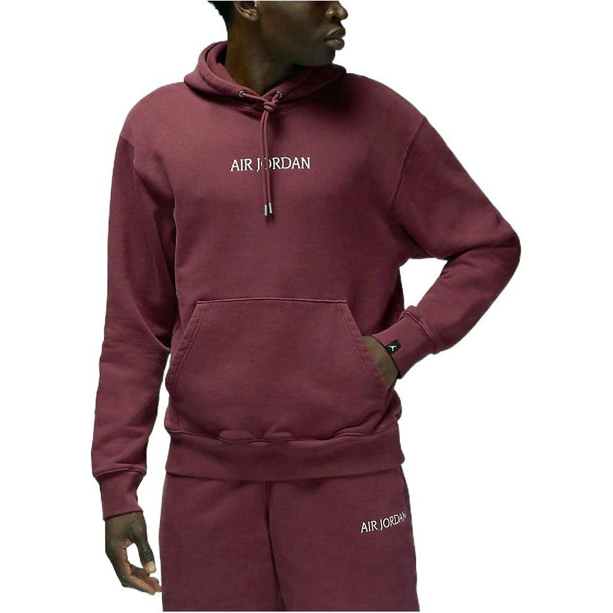Air Jordan Alphabet Drawstring Hoodie 'Red' Men's DV6464-645