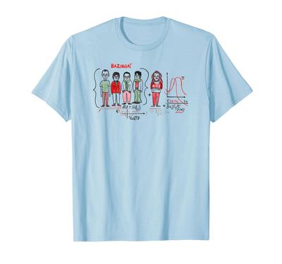 Big Bang Theory Bazinga Equation T-shirt
